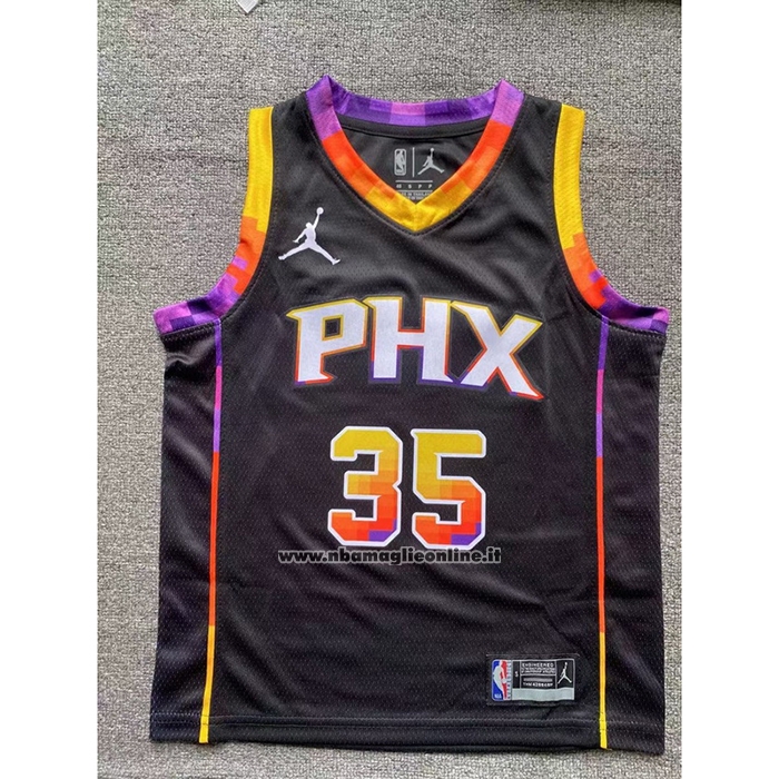 Maglia Bambino Phoenix Suns Kevin Durant #35 Statement 2022-23 Nero